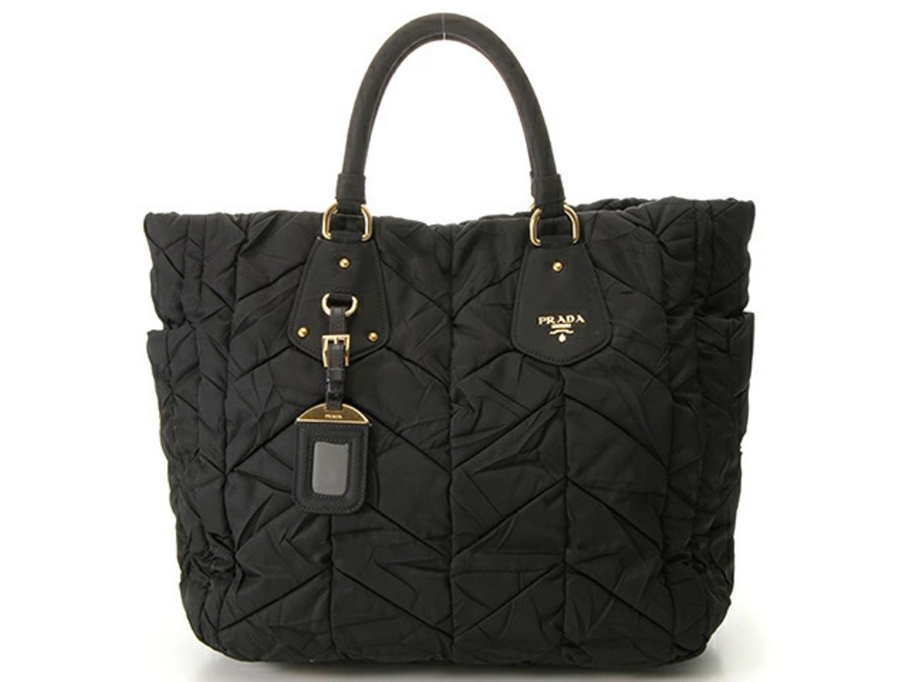 Prada Tote Tessuto Saffiano bag black